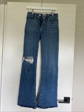 PAIGE Mid-Blue Distressed Leenah jeans - 25 👖